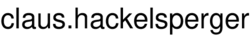 claus.hackelsperger