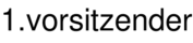 1.vorsitzender