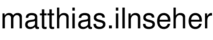 matthias.ilnseher