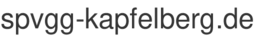 spvgg-kapfelberg.de