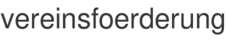 vereinsfoerderung